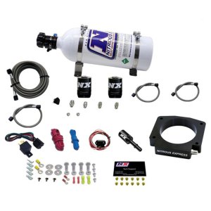 Ford Mustang Nitrous Oxide Kit - Nitrous Express - Nitrous Plate Kit w/5lb Bottle - `15-`17